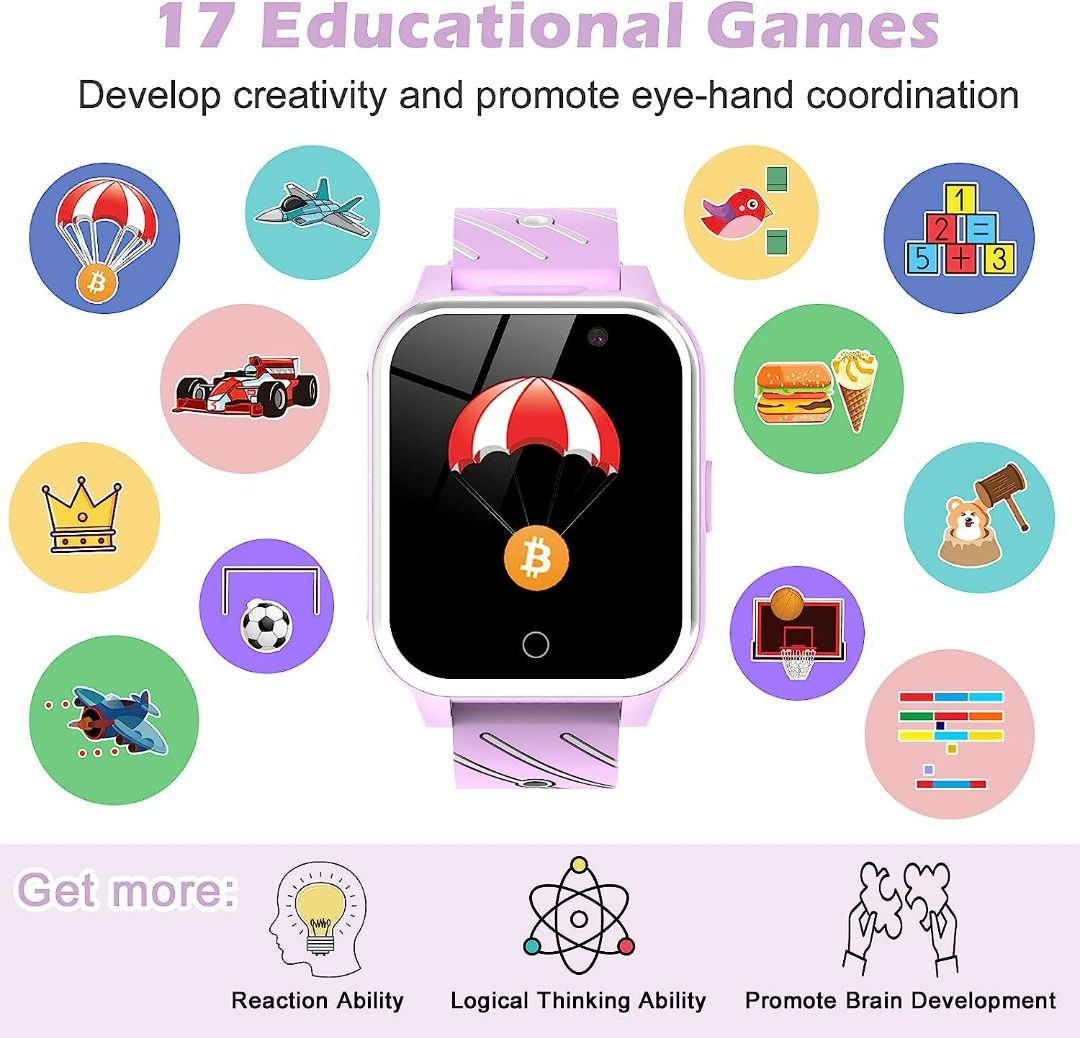 2962) BAUISAN SMART WATCH FOR KIDS KIDS WATCH FOR BOYS GIRLS TOUCH