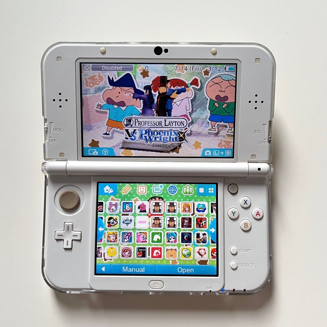 64gb] New Nintendo 3ds LL PEARL WHITE, Video Gaming, Video Game Consoles,  Nintendo on Carousell