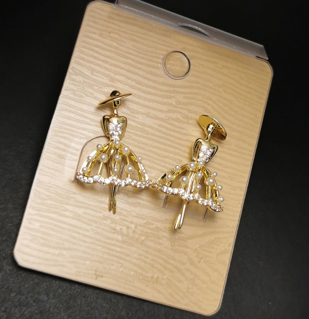 925 silver lady coco Earring buy one get one free