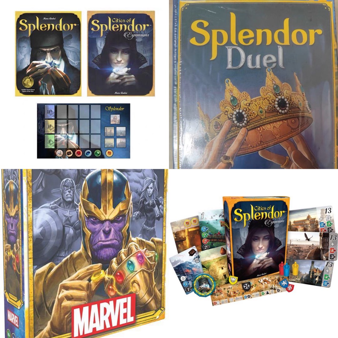 (包郵現貨) 璀璨寶石 Splendor Duel (Marvel | 基本版|擴充版), 興趣及遊戲, 玩具 & 遊戲類 - Carousell