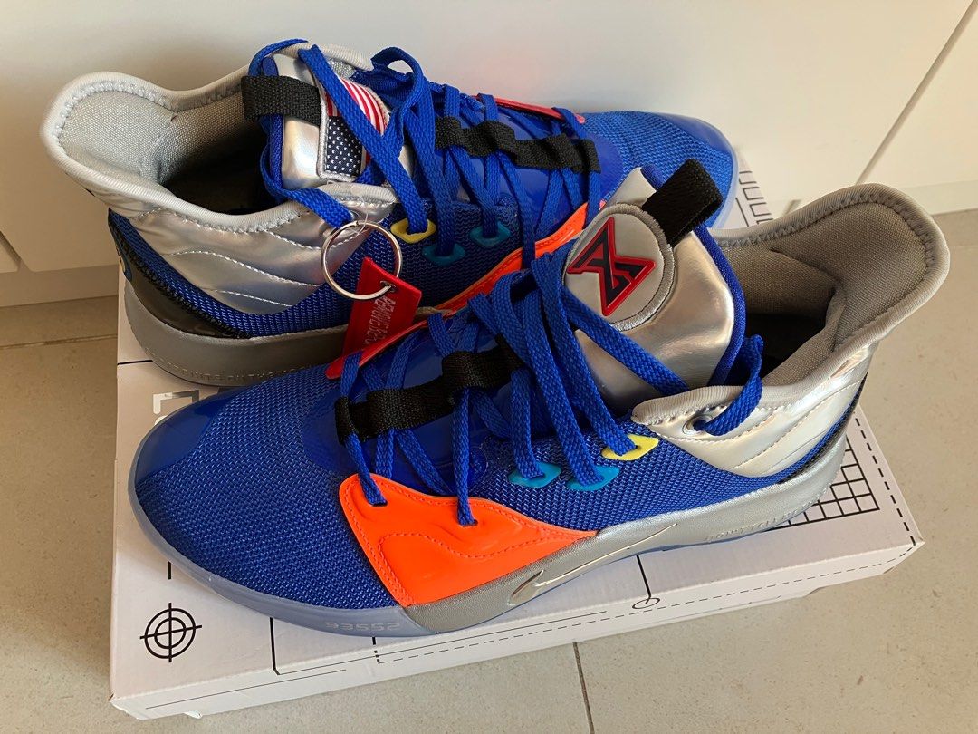 限量絕版Nike PG3 NASA EP Size:US9.5 Paul George, 男裝, 鞋, 波鞋