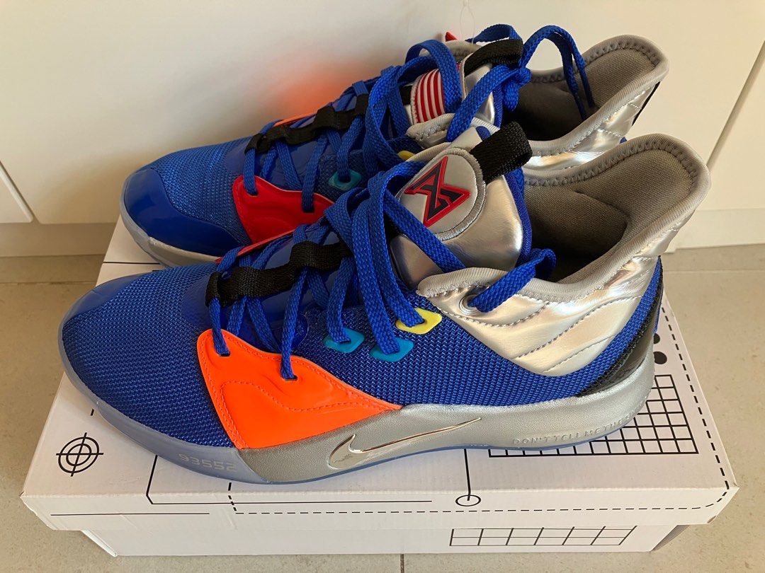 限量絕版Nike PG3 NASA EP Size:US9.5 Paul George, 男裝, 鞋, 波鞋