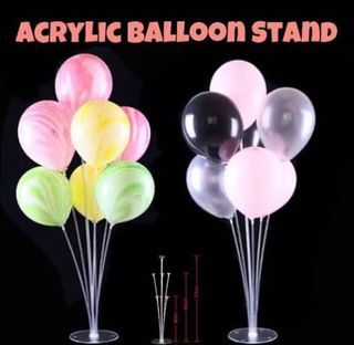 Acrylic balloon Stand