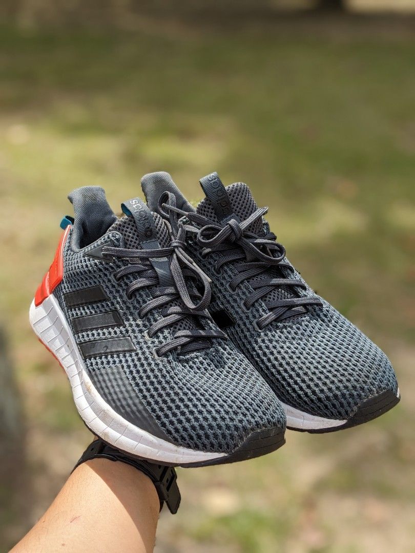 Adidas cloudfoam 2025 grey orange
