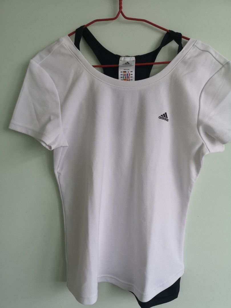 White dri hotsell fit shirt womens
