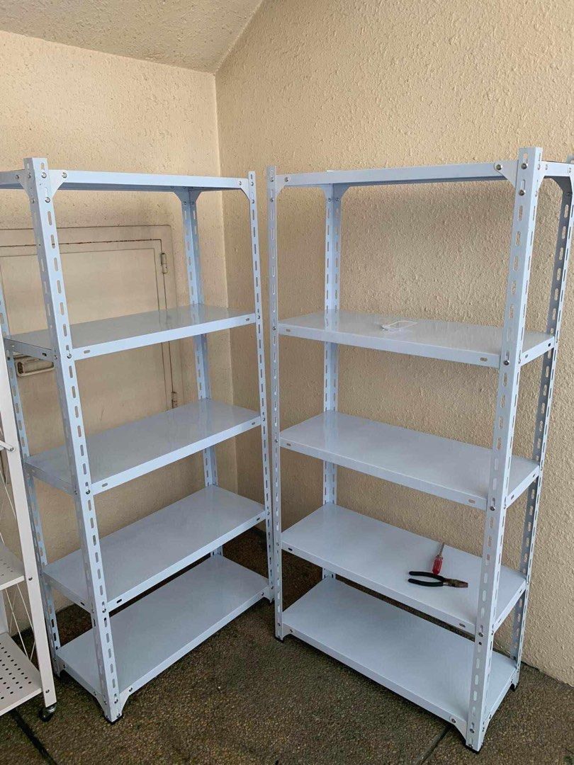 ADJUSTABLE METAL BOLTS SHELVES‼️, Furniture & Home Living, Home