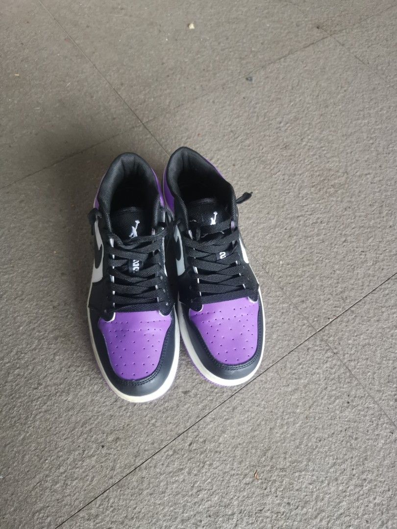 Air Jordan 1 Court Purple Low Women #39 s Fashion Footwear Sneakers on