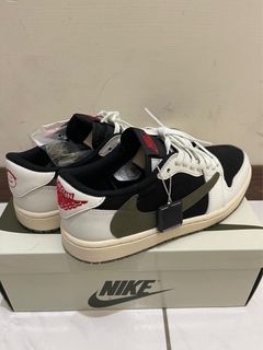 全新降價AIR JORDAN 1 LOW OG SP “MEDIUM OLIVE” 橄欖綠 倒勾