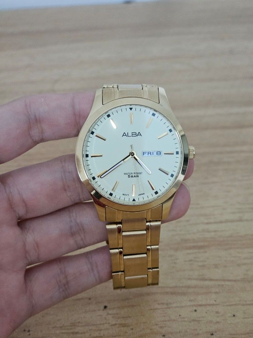 New ALBA Watch Sports APBX085 & Box Water Resist India | Ubuy