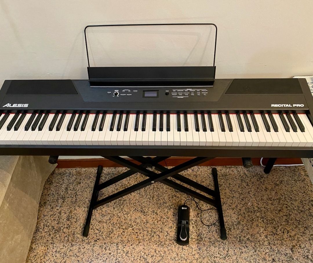 Alesis Recital Pro digital piano with pedal and stand