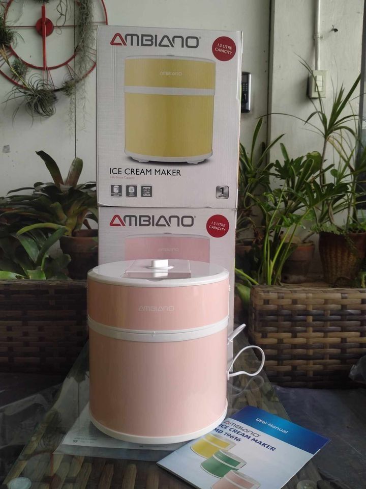 Ambiano ice cream maker recipe book clearance