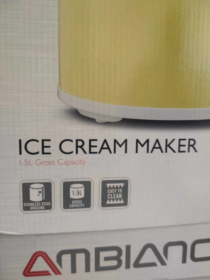 Ambiano Ice Cream Maker, Food & Drinks, Other Food & Drinks on Carousell