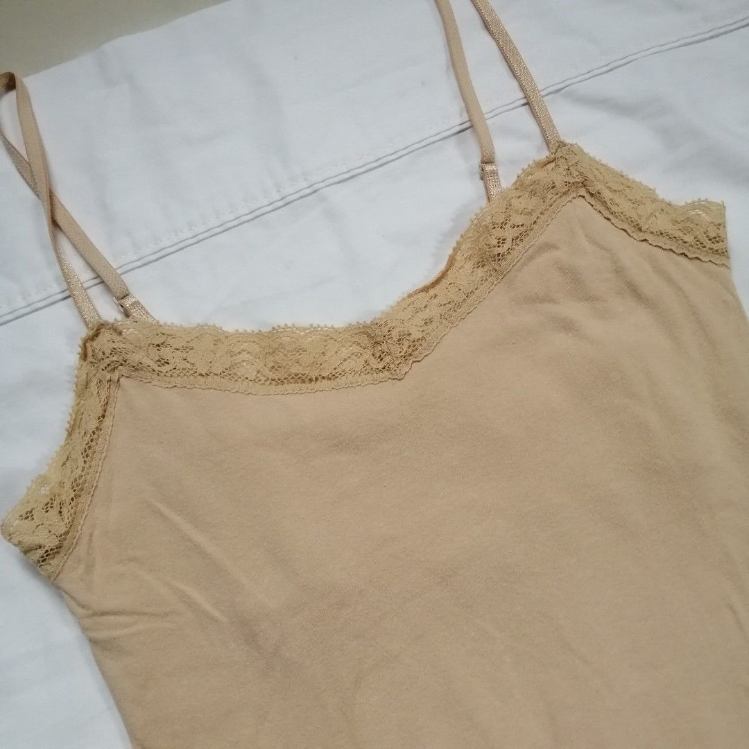 Crop Top Beige Femme – American Eagle Outfitters – Taille L Junior