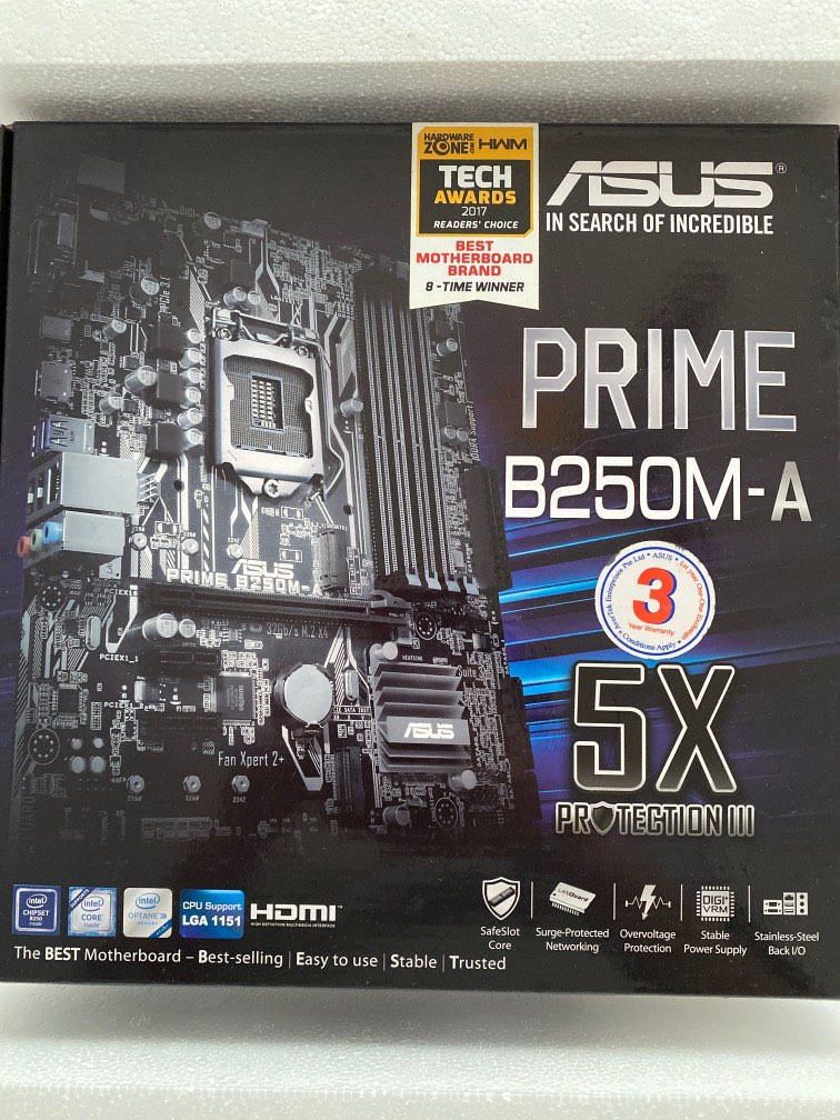 Asus Motherboard + Intel CPU Bundle, Computers & Tech, Parts