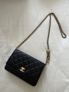 100+ affordable chanel pearl crush black For Sale, Bags & Wallets