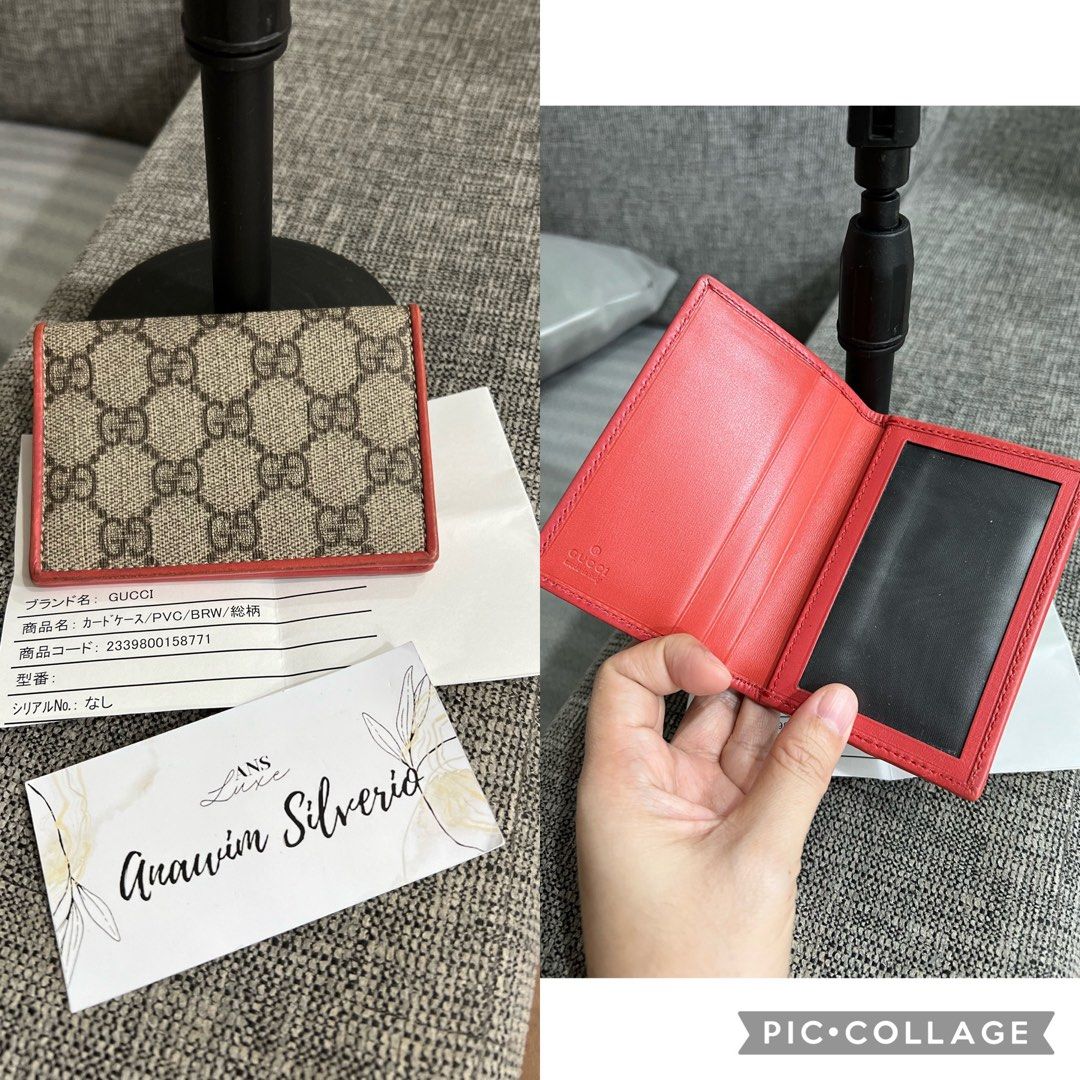 Authentic Gucci Card Holder, Luxury, Bags & Wallets on Carousell