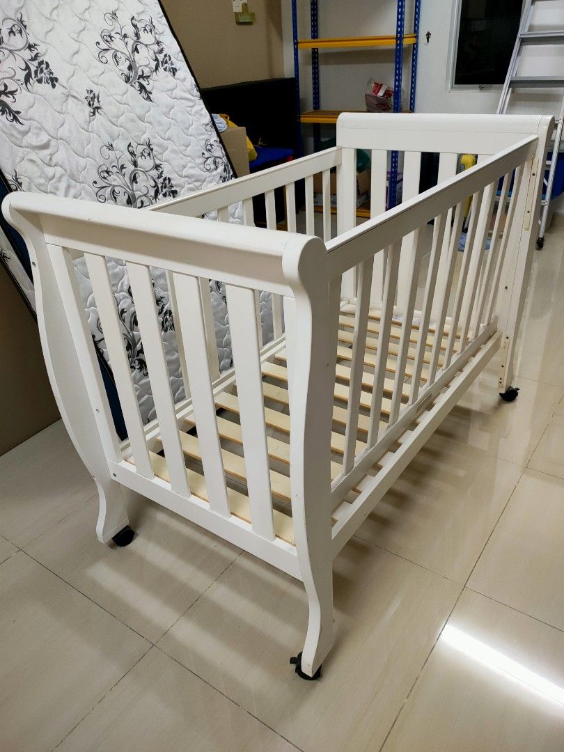 High baby cot on sale