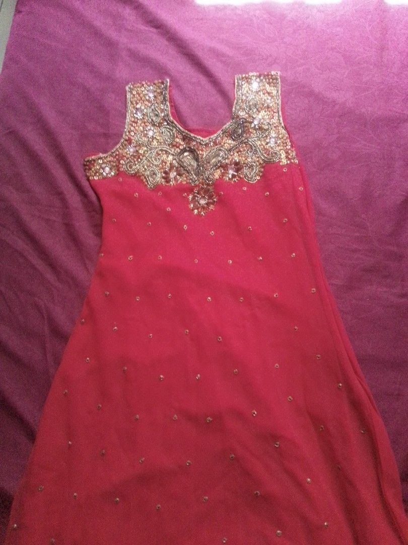 Dress dari kain sari deals
