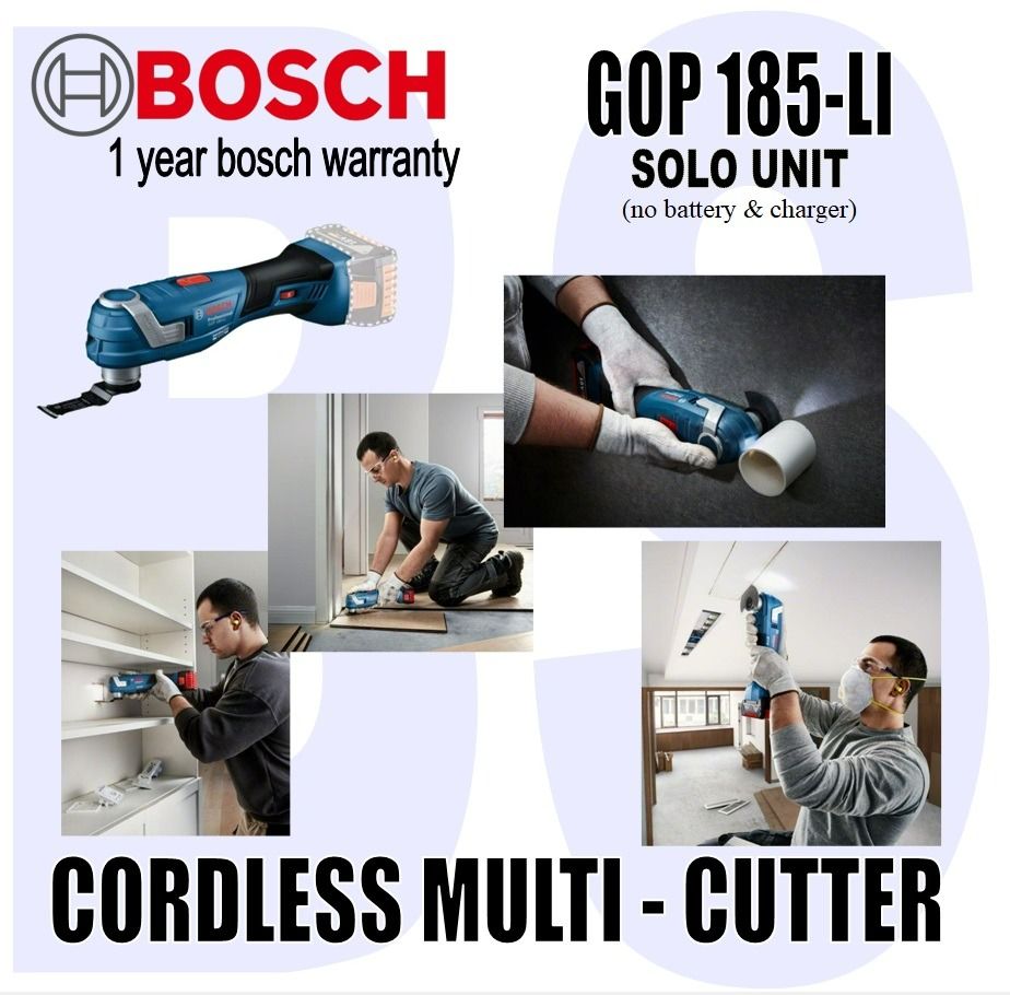 Bosch Professional GOP 185-LI Cordless Multi-cutter 