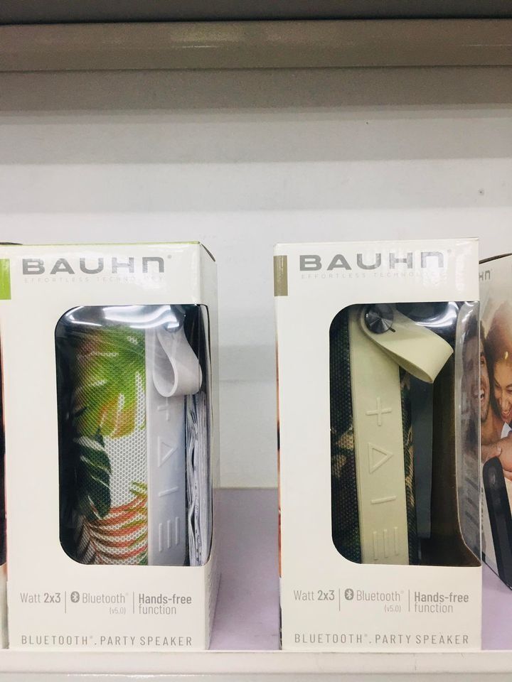 Bauhn Bluetooth Party Speaker (Category: Soundbars, Speakers & Amplifiers) located in Muntinlupa City. Submitted by aussie.surplustore (Listing ID 1242965594, Image 3). Description: Bauhn Bluetooth Party Speaker Price: Watt: 2x5 - P750 Watt: 2x3 - P550 Features: 🔊Wireless music transmission from smartphone or tablet (Bluetooth v5.0, transmission range approx.10m, depending on environmental conditions) 🔊Hands-free function 🔊Connect up to 50+spe