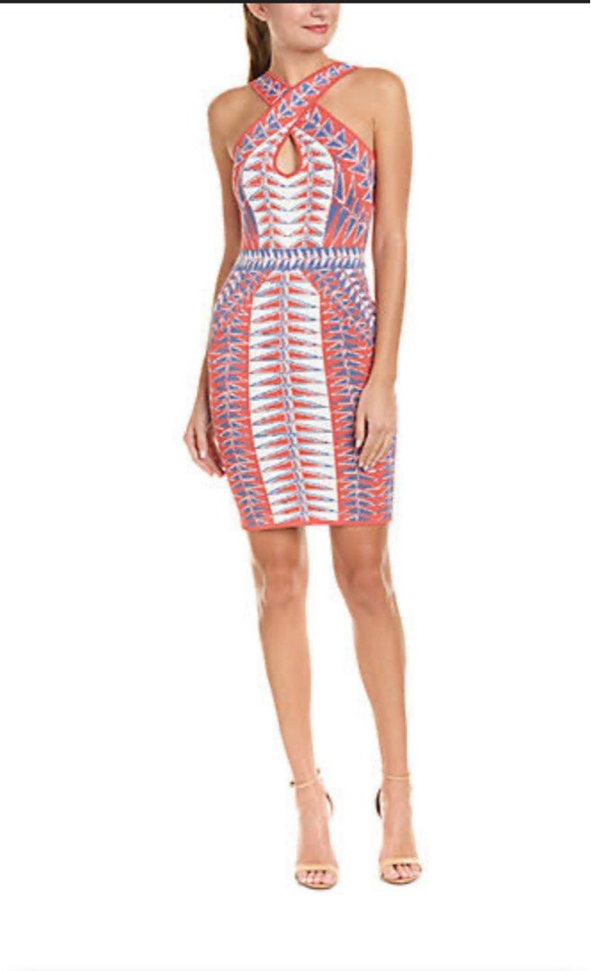 Bcbg criss cross sales dress