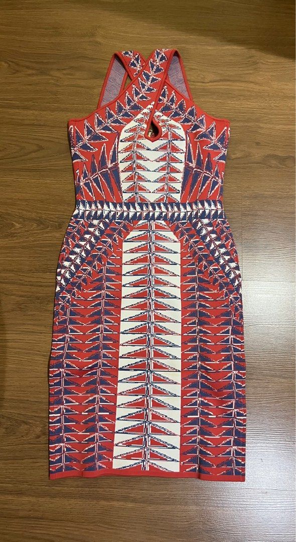 Bcbg criss cross sales dress