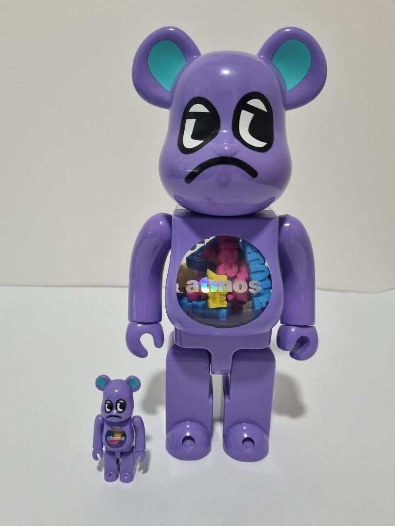 BE@RBRICK atmos × BADMOOD 100％ &amp; 400％ Bearbrick x atmos x Badmood 100% & 400% Set Purple - US