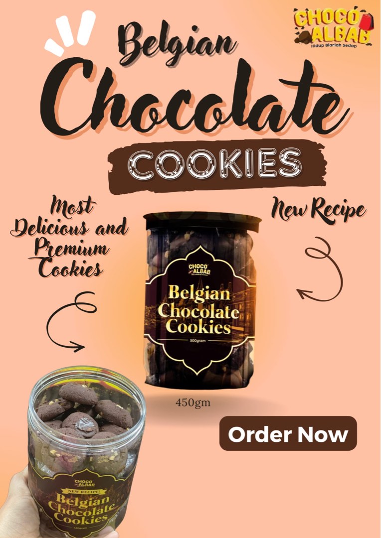 Belgian Chocolate cookies (Halal), Food & Drinks, Homemade Bakes on