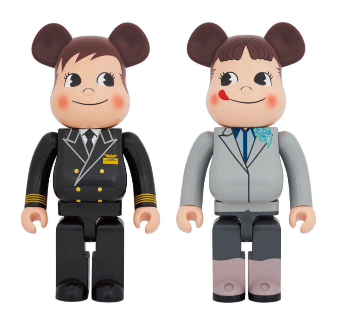 BE@RBRICK for ANA CAPTAIN POKO ポコちゃん& CA10代目PEKO ペコちゃん