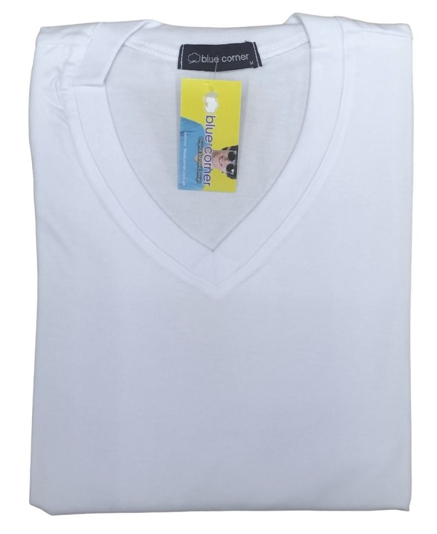 Blue corner white shirt clearance