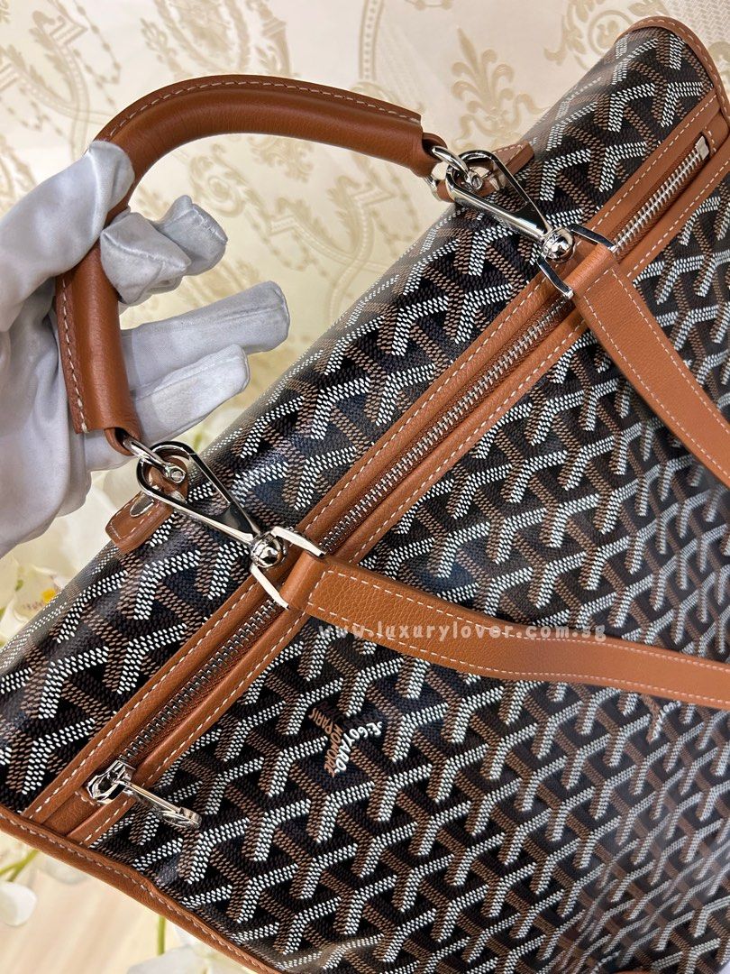 goyard #saintleger #backpack #masion Black Leather Cloth Lambskin