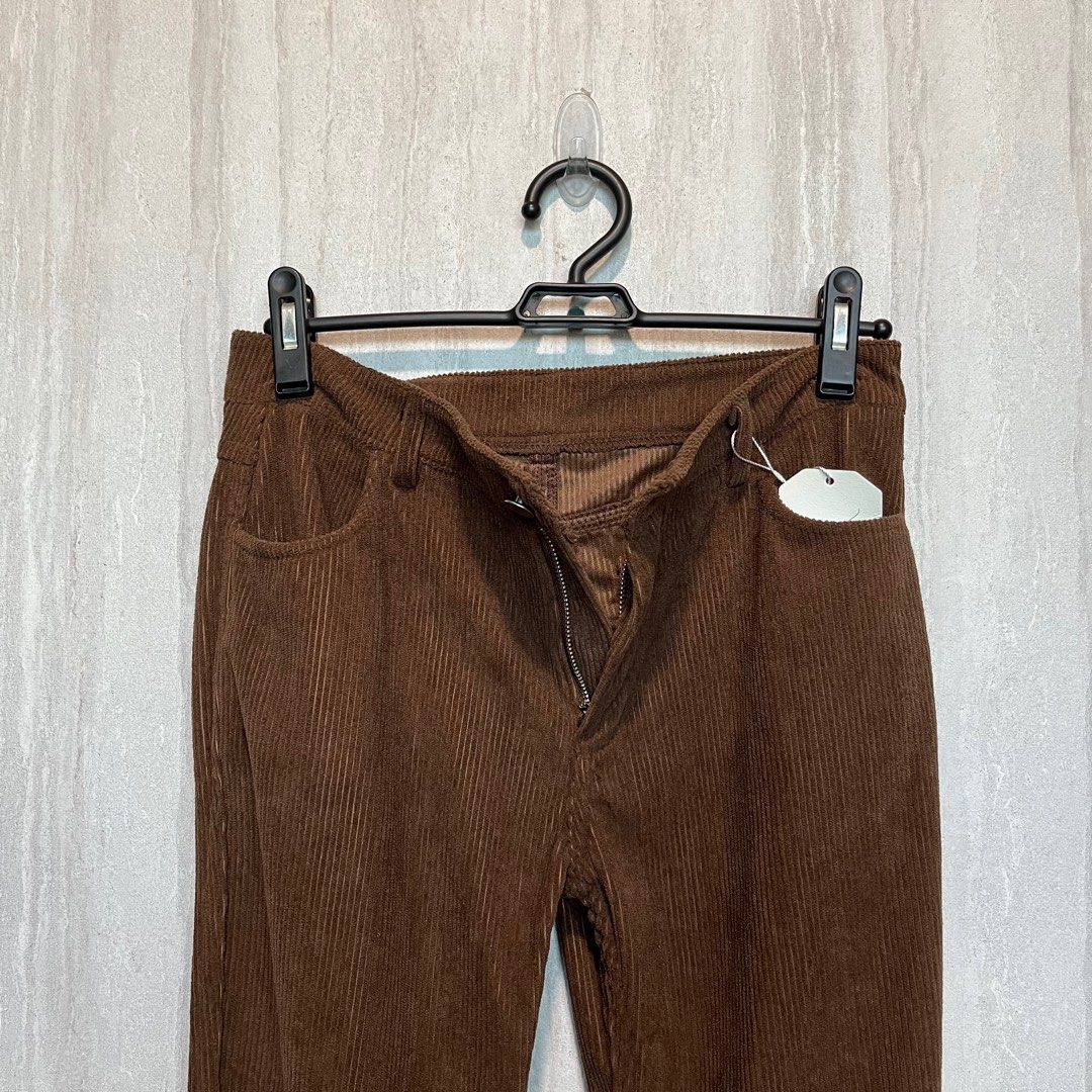 Mens flared corduroy on sale pants
