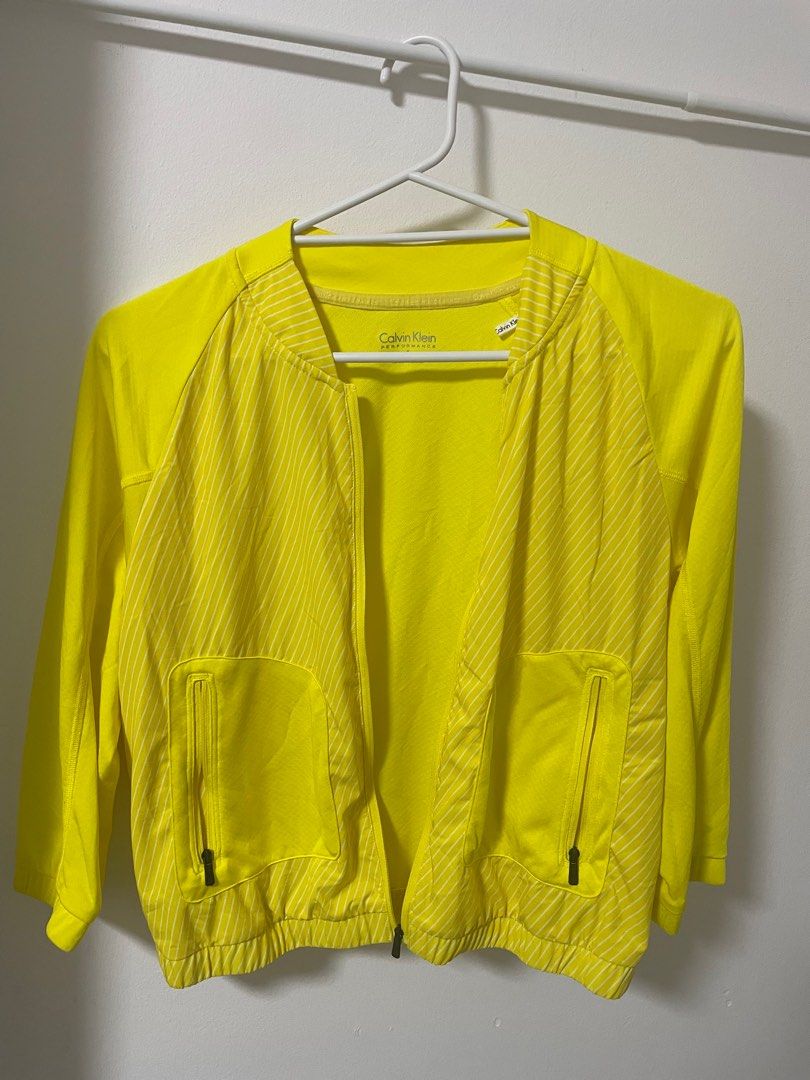 Calvin klein yellow on sale jacket