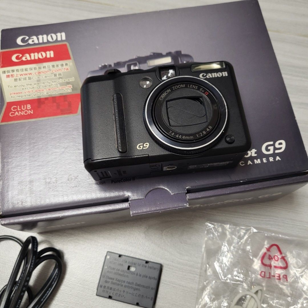 Canon PowerShot G9(有瑕疵, 攝影器材, 相機- Carousell