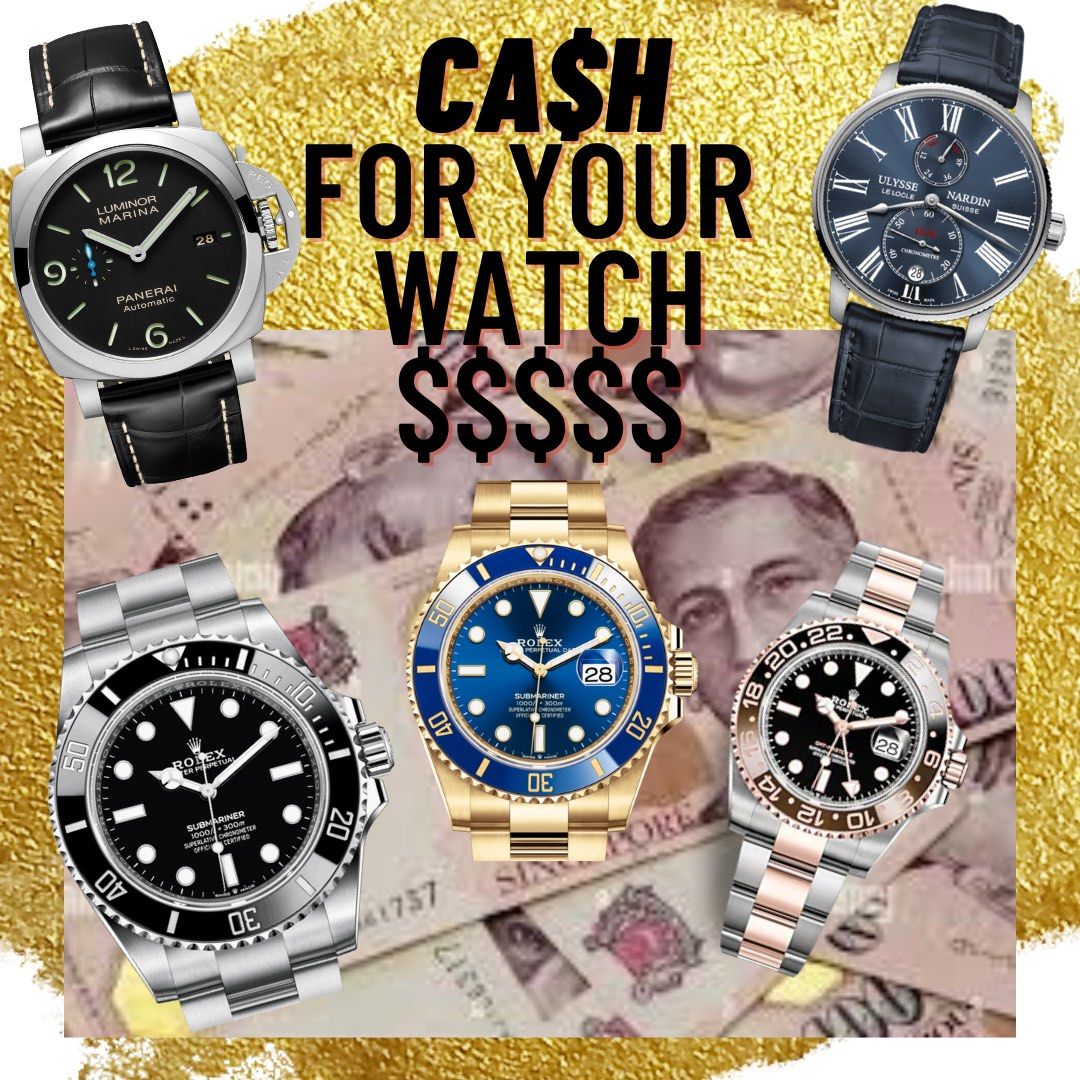 Cash for rolex clearance