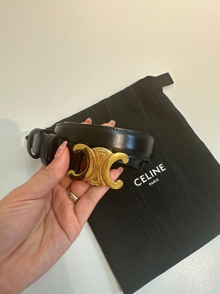 Celine Triomphe Belt, Women's Fashion, Watches & Accessories, Belts on