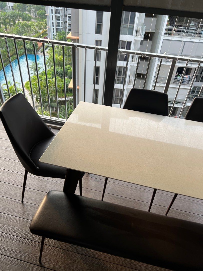 Cellini Dining table set, Furniture & Home Living, Furniture, Tables ...