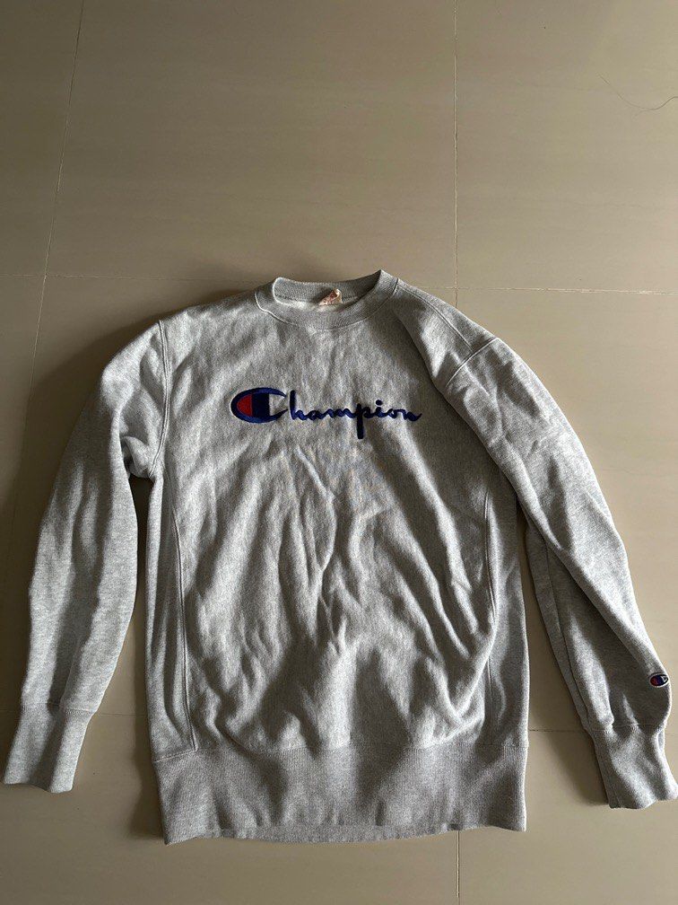 Champion Sweatshirt, Men's Fashion, Tops Sets, Tshirts Polo