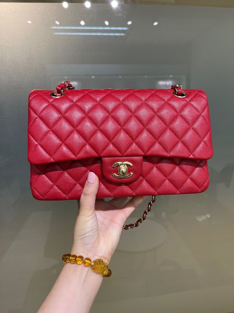 Chanel Classic Flap Bag 19B Red