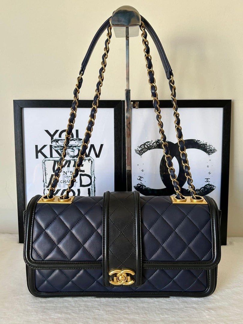 Chanel Elegant CC Flap Bag Luxury Bags Wallets on Carousell