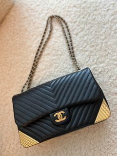 Chanel Studded Corner Limited Boy Bag Medium