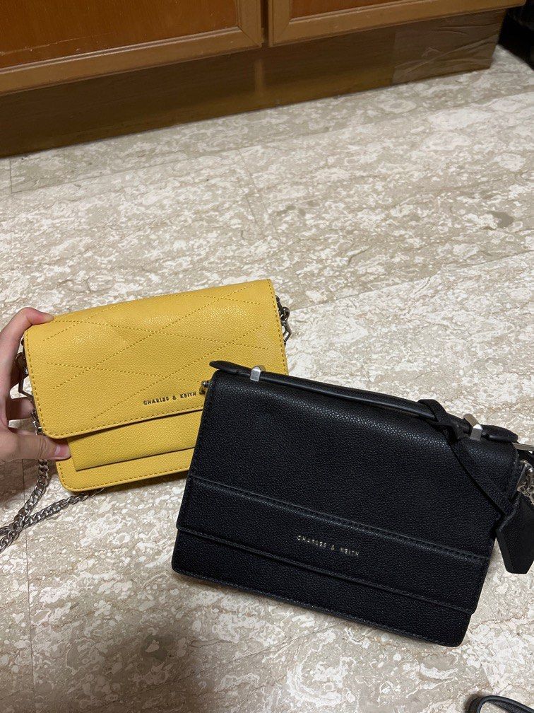 Charles and keith top stitch detail crossbody bag best sale