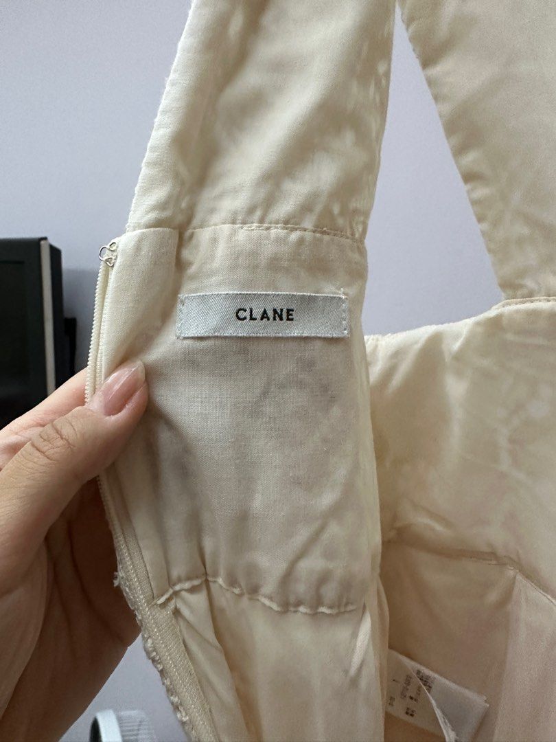 CLANE CHEMICAL LACE SALOPETTE PANTS蕾絲連身褲kore sugoi, 她的時尚