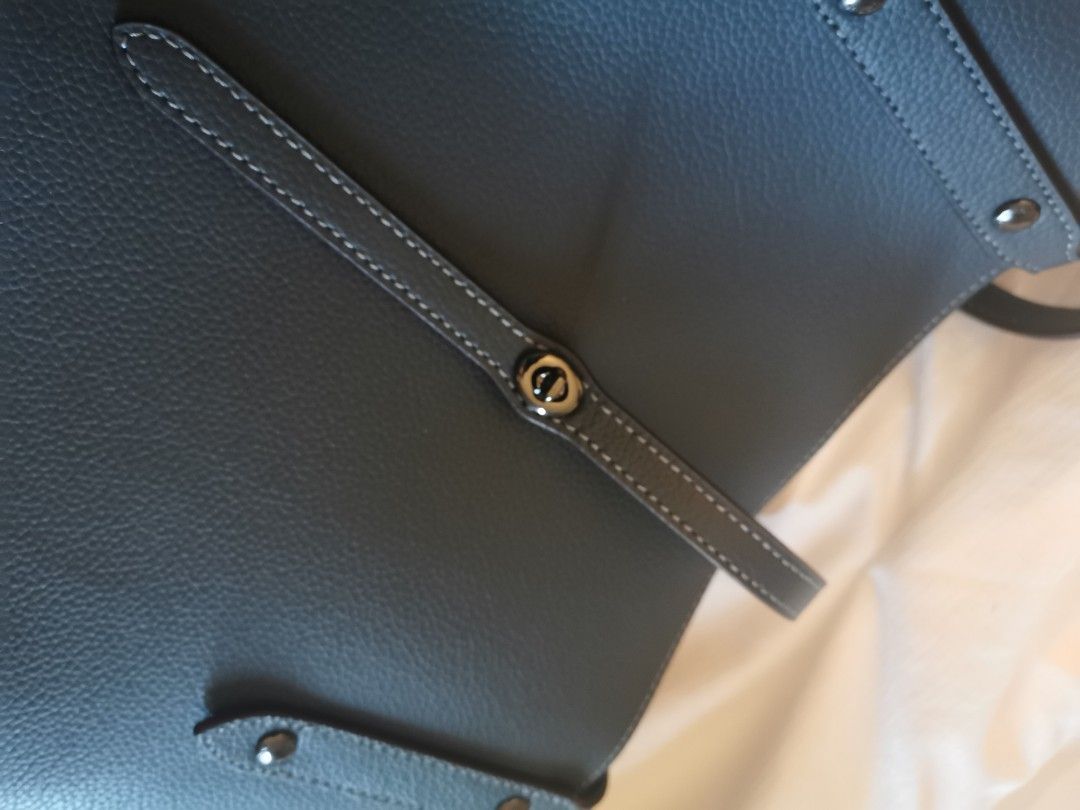 Market tote in polished pebble leather new arrivals