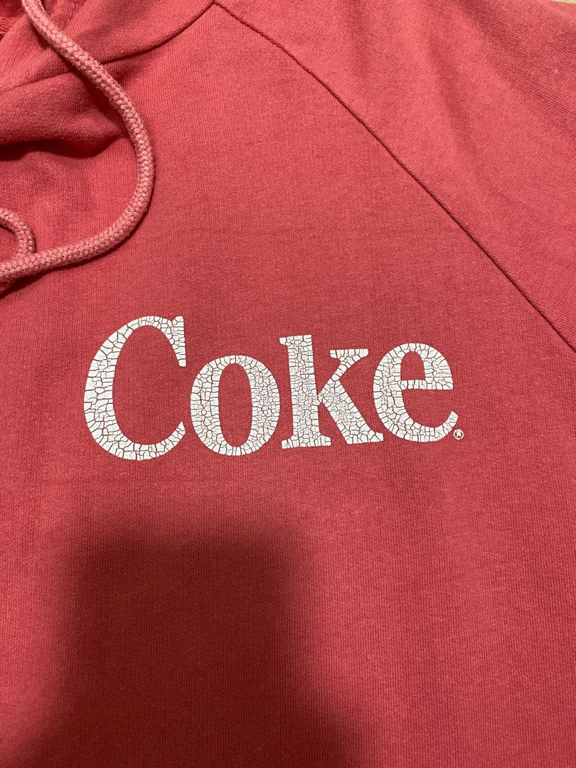 Red coca cheap cola hoodie