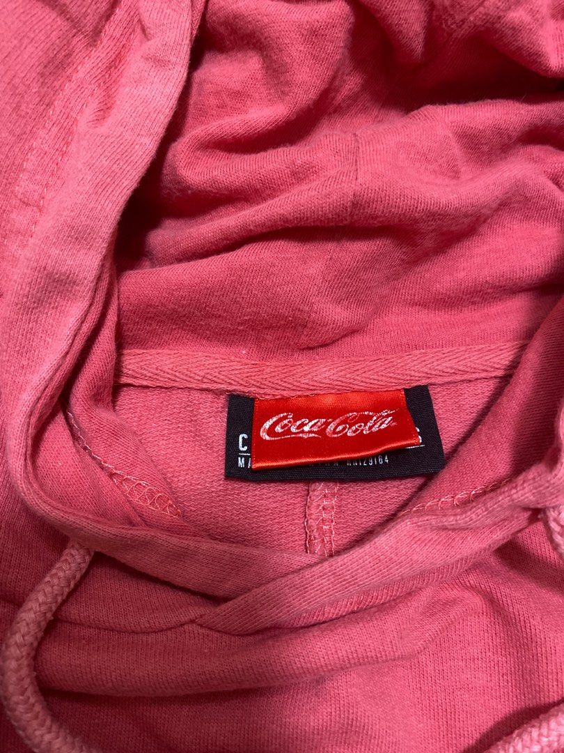 Pink coca cola hoodie shop