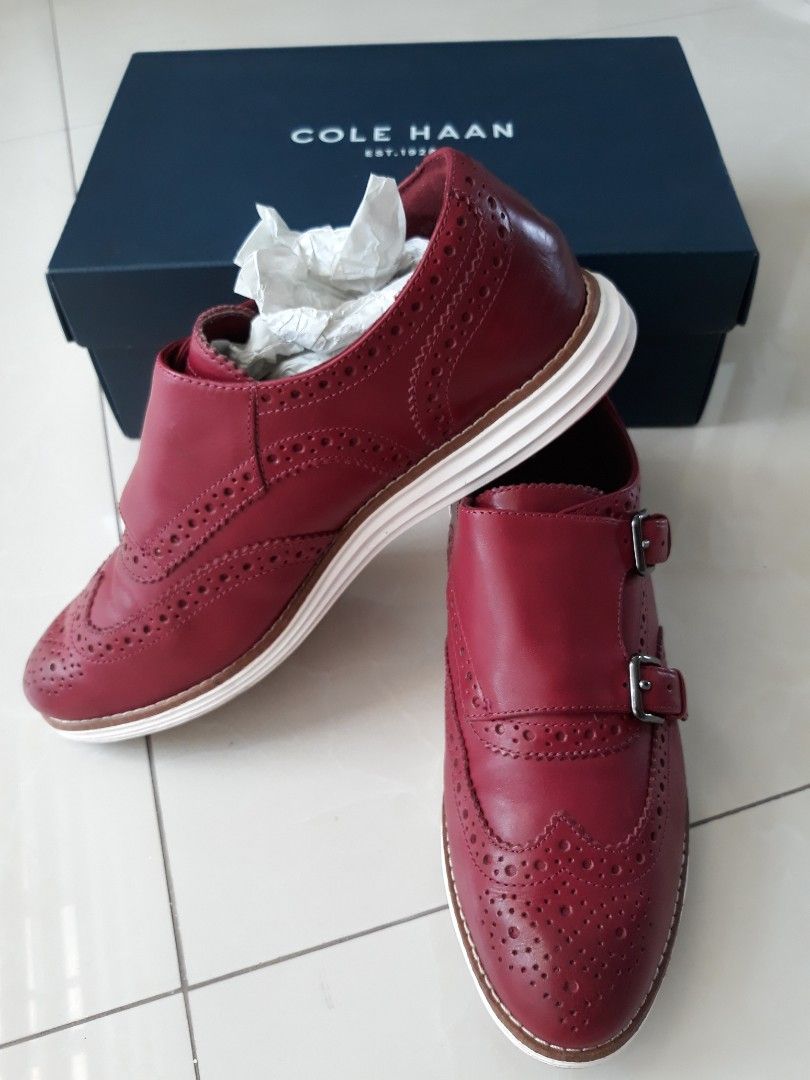 cole haan double monk british tan