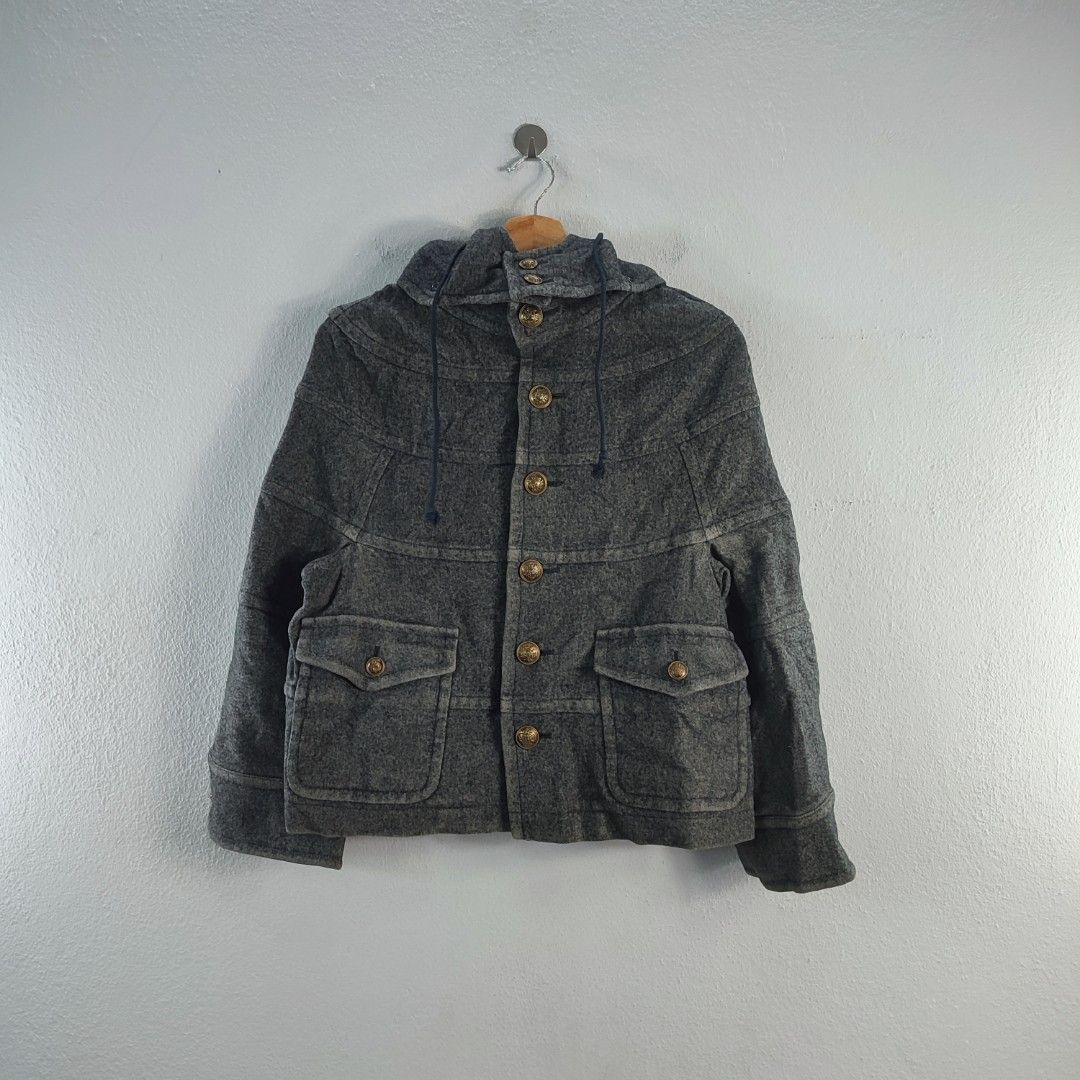 Comme des garcons top quilted jacket white