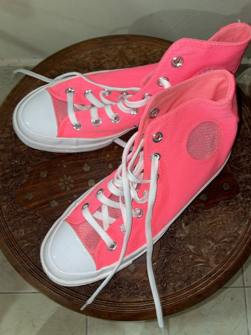 Pink mesh converse clearance