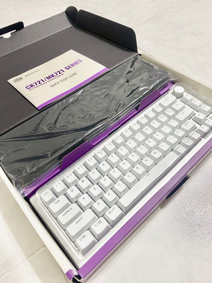 Cooler Master CK721 Wireless 65 Mechanical Keyboard Gaming, Computers
